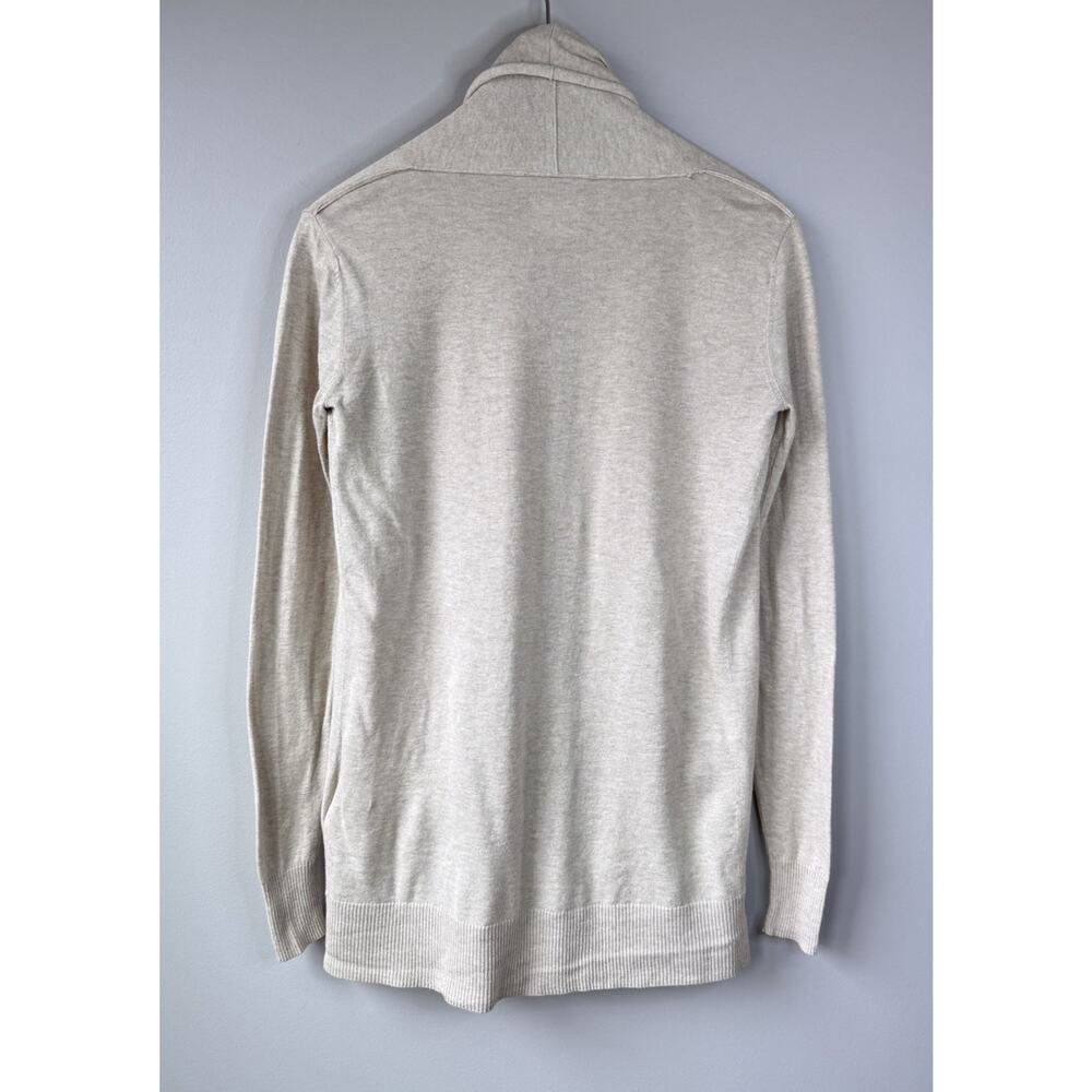 Aritzia Wilfred Womens Size S Open Front Longline Cardigan Sweater Silk Cashmere - Picture 4 of 8